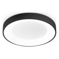 Ideal Lux - Plafonnier LED PLANET 20W/230V IRC 90 Ø 40 cm noir