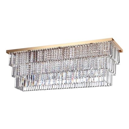 Ideal Lux - Plafonnier MARTINEZ 8xE14/40W/230V doré