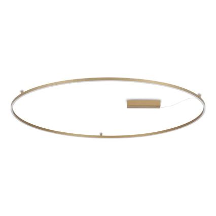 Ideal Lux - Plafonnier LED ORACLE SLIM LED/81W/230V 3000K IRC 90 Ø 150 cm doré
