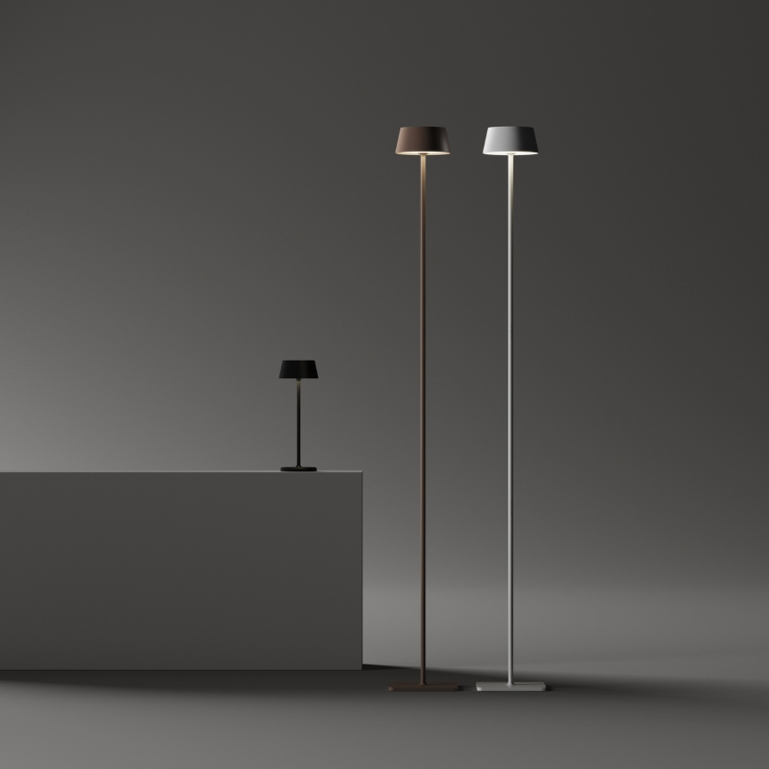 Ideal Lux - LED Dimbare Touch Buitenlamp PURE LED/1,5W/3,7V 2200 mAh CRI 90 IP54 bruin