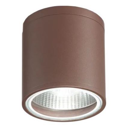 Ideal Lux - Spot d'extérieur GUN 1xGU10/28W/230V Ø 11 cm IP55 marron