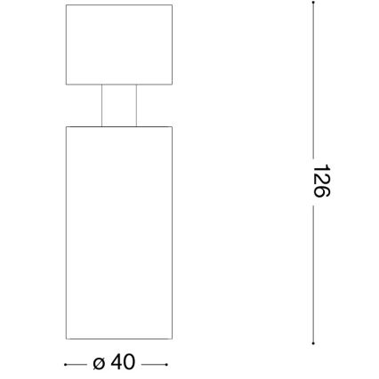 Ideal Lux - Spot LED DYNAMITE 1xGU10/7W/230V CRI 90 blanc