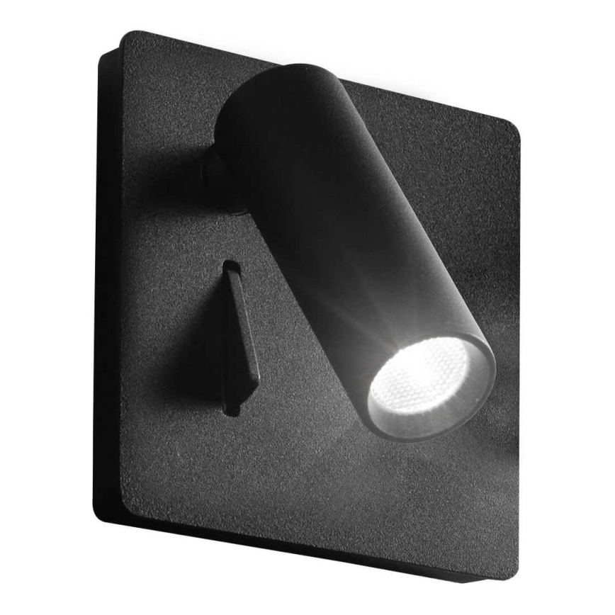 Ideal Lux - Spot mural LITE LED/3W/230V CRI 90 noir