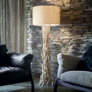 Ideal Lux - Staande Lamp DRIFTWOOD 1xE27/60W/230V guave