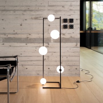Ideal Lux - Staande LED Lamp ANGOLO 5xG9/3W/230V zwart