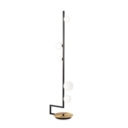 Ideal Lux - Staande LED Lamp BIRDS 5xG9/3W/230V zwart/goud