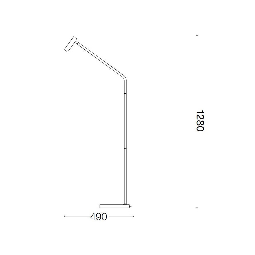 Ideal Lux - Staande LED Lamp EASY LED/3,5W/230V CRI 90 wit