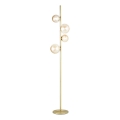 Ideal Lux - Staande LED Lamp PERLAGE 4xG9/3W/230V goud/gerookt
