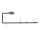 Ideal Lux - Suspension-barre LED BIRDS 5xG9/3W/230V noir/doré