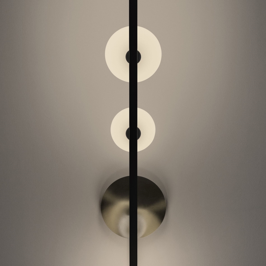 Ideal Lux - Suspension-barre LED BIRDS 5xG9/3W/230V noir/doré