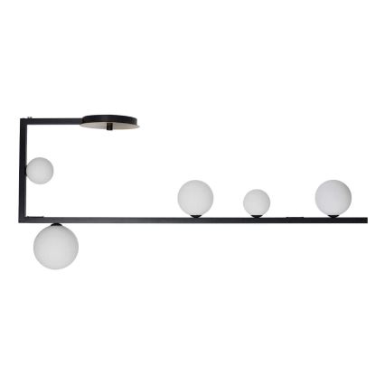 Ideal Lux - Suspension-barre LED BIRDS 5xG9/3W/230V noir/doré