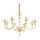 Ideal Lux - Suspension chaîne DANIELI 8xE14/40W/230V d. 85 cm laiton