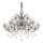Ideal Lux - Suspension chaîne en cristal COLOSSAL 15xE14/40W/230V d. 95 cm gris/chrome brillant