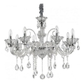 Ideal Lux - Suspension chaîne en cristal COLOSSAL 8xE14/40W/230V d. 78 cm chrome brillant
