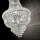 Ideal Lux - Suspension chaîne en cristal DUBAI 10xE14/28W/230V d. 52 cm chrome brillant