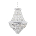 Ideal Lux - Suspension chaîne en cristal DUBAI 24xE14/28W/230V d. 80 cm chrome brillant