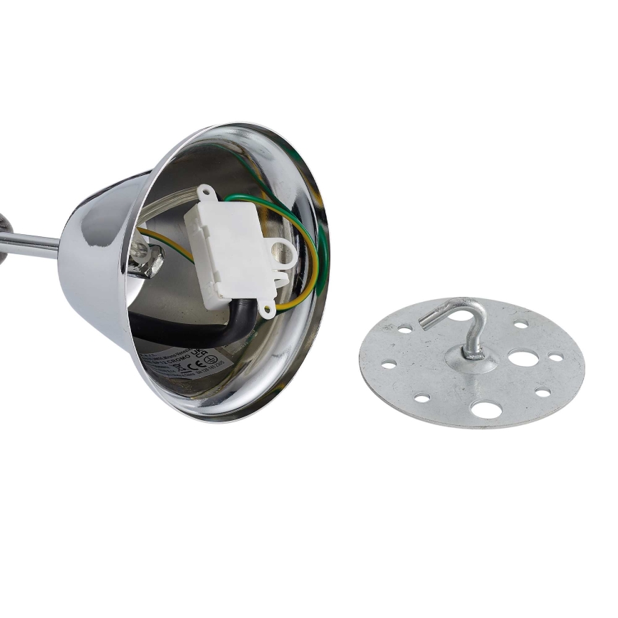 Ideal Lux - Suspension chaîne en cristal FLORIAN 18xE14/40W/230V d. 86 cm transparent