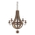 Ideal Lux - Suspension chaîne MILLENNIUM 5xE14/40W/230V d. 52 cm Bouleau/marron