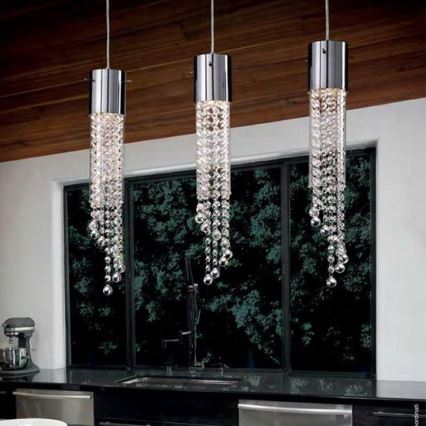 Ideal Lux - Suspension en cristal 1xGU10/28W/230V