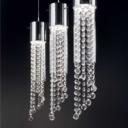 Ideal Lux - Suspension en cristal 1xGU10/28W/230V