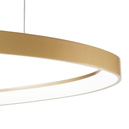 Ideal Lux - Suspension filaire à intensité variable GEMINI LED/48W/230V d. 61 cm CRI 90 doré
