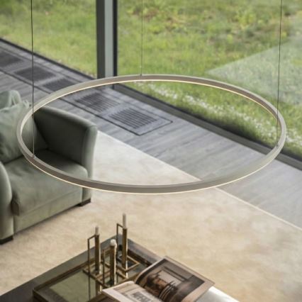 Ideal Lux - Suspension filaire à intensité variable ORACLE SLIM LED/40W/230V 4000K d. 70 cm CRI 90 blanc