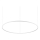 Ideal Lux - Suspension filaire à intensité variable ORACLE SLIM LED/83W/230V 4000K d. 150 cm CRI 90 blanc