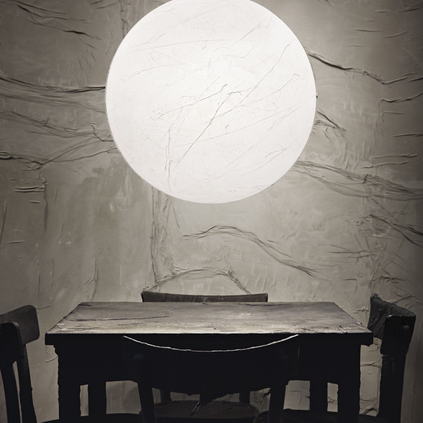 Ideal Lux - Suspension filaire CARTA 1xE27/60W/230V d. 60 cm blanc