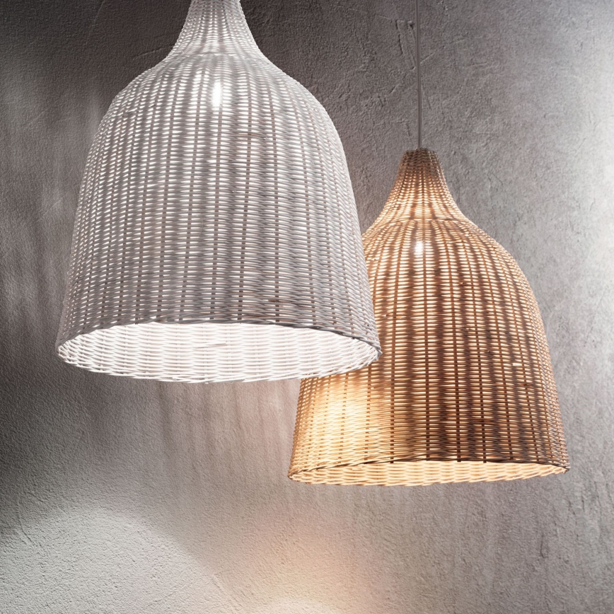 Ideal Lux - Suspension filaire HAUNT 1xE27/60W/230V d. 35 cm beige