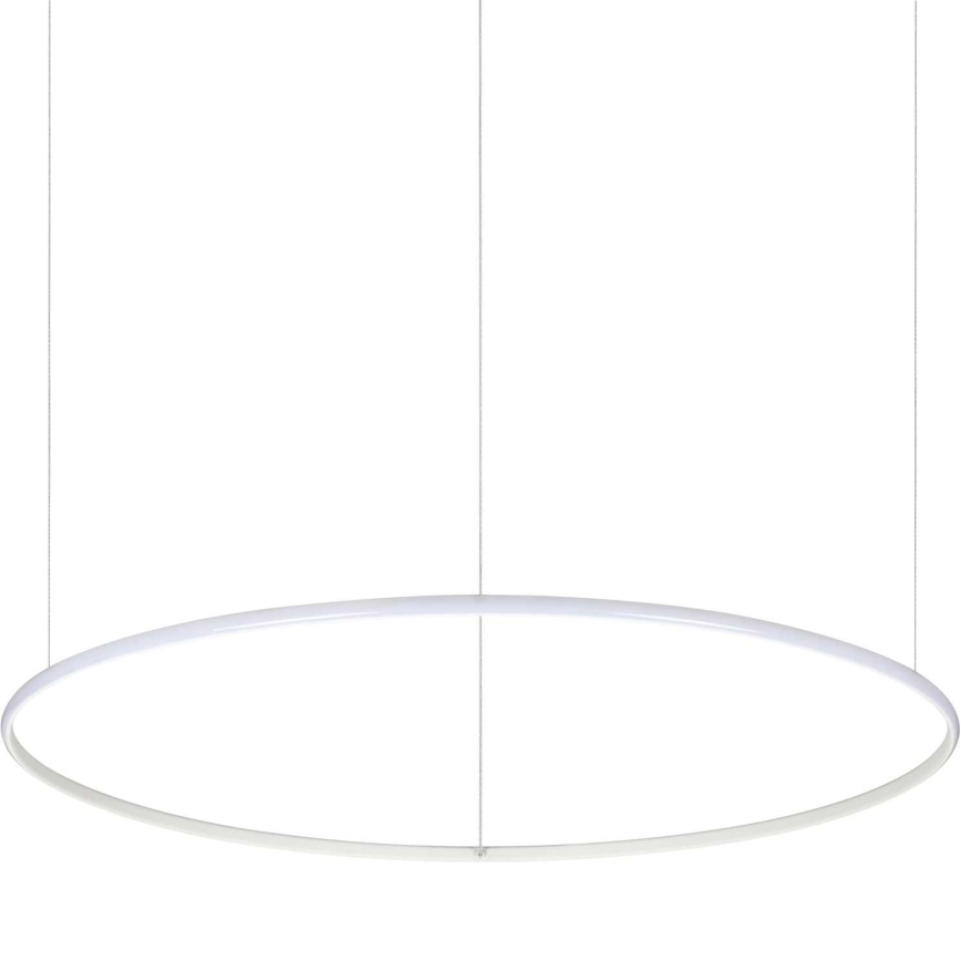 Ideal Lux - Suspension filaire HULAHOOP LED/46W/230V 3000K d. 100 cm CRI 90 blanc