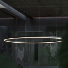 Ideal Lux - Suspension filaire LED ORACLE LED/55W/230V noir