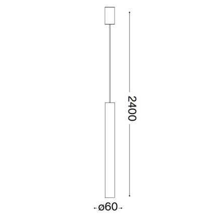 Ideal Lux - Suspension filaire LOOK 1xGU10/7W/230V CRI90 doré