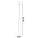 Ideal Lux - Suspension filaire LOOK 1xGU10/7W/230V CRI90 noir