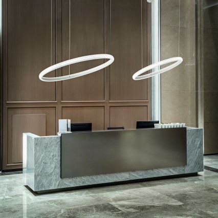 Ideal Lux - Suspension filaire MIRACLE LED/45W/230V d. 80 cm CRI 90 chrome mat