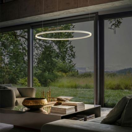 Ideal Lux - Suspension filaire ORACLE LED/55W/230V 3000K d. 90 cm blanc