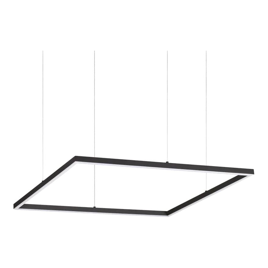 Ideal Lux - Suspension filaire ORACLE SLIM LED/41W/230V 3000K 70x70 cm noir