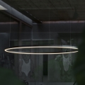 Ideal Lux - Suspension filaire ORACLE SLIM LED/43W/230V d. 90 cm noir