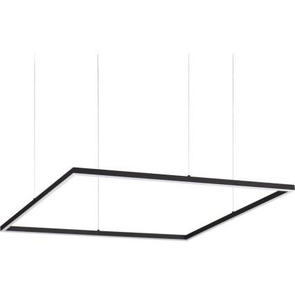 Ideal Lux - Suspension filaire ORACLE SLIM LED/53W/230V 3000K 90x90 cm noir