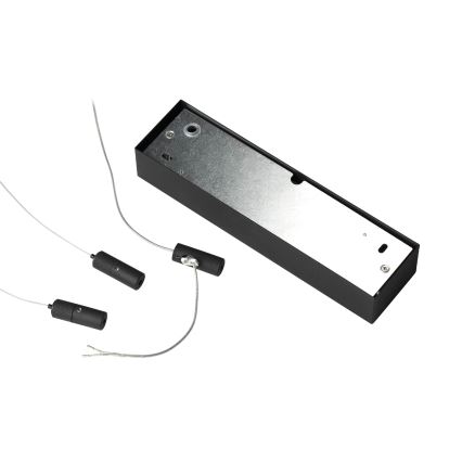 Ideal Lux - Suspension filaire ORACLE SLIM LED/53W/230V 3000K 90x90 cm noir
