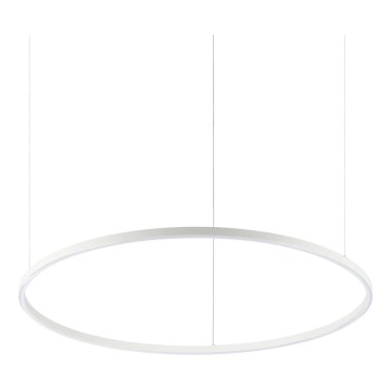 Ideal Lux - Suspension filaire ORACLE SLIM LED/55W/230V 4000K d. 90 cm blanc