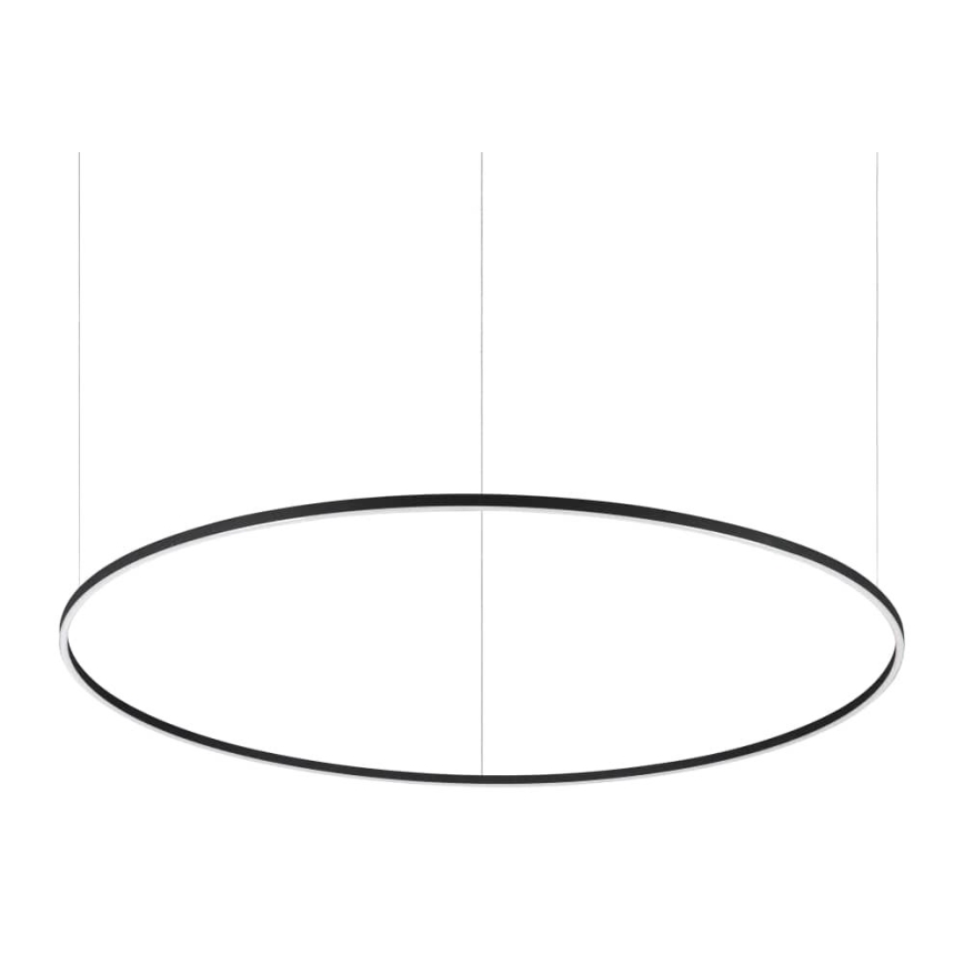 Ideal Lux - Suspension filaire à intensité variable ORACLE SLIM LED/76W/230V 3000K d. 150 cm noir
