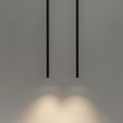 Ideal Lux - Suspension filaire ULTRATHIN LED/11,5W/230V CRI 90 noir