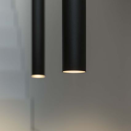 Ideal Lux - Suspension filaire ULTRATHIN LED/11,5W/230V CRI 90 noir