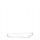 Ideal Lux - Suspension filaire WAVES LED/45W/230V CRI 90 blanc