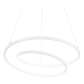 Ideal Lux - Suspension LED dimmable sur câble OZ LED/48W/230V Ø 60 cm IRC 90 blanc