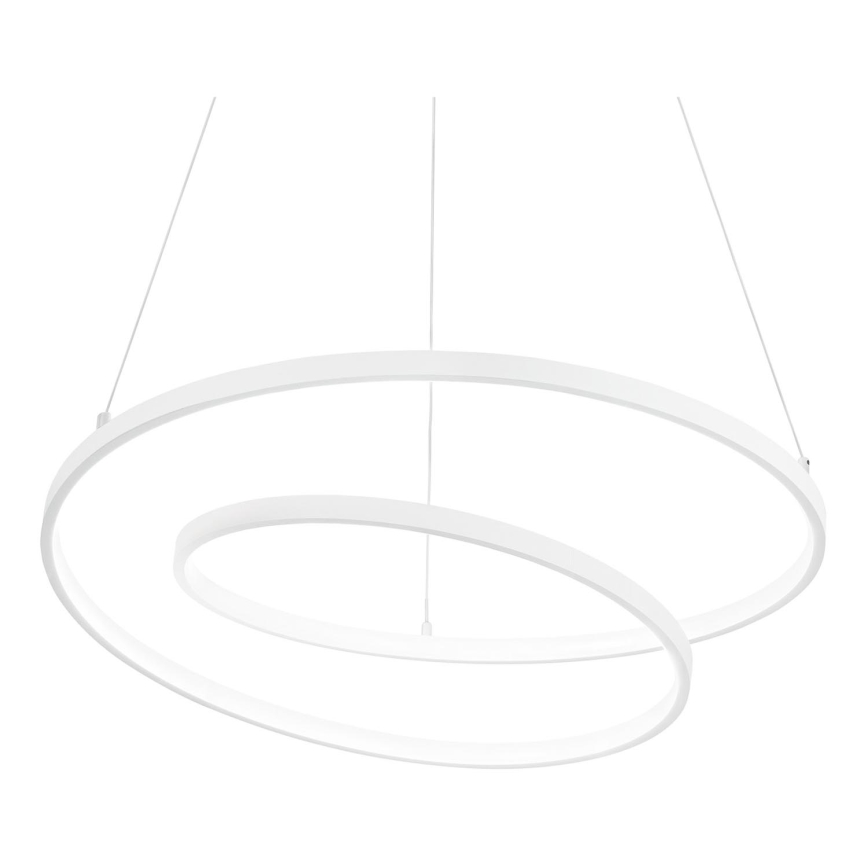Ideal Lux - Suspension LED dimmable sur câble OZ LED/55W/230V, Ø 80 cm, IRC 90, blanc