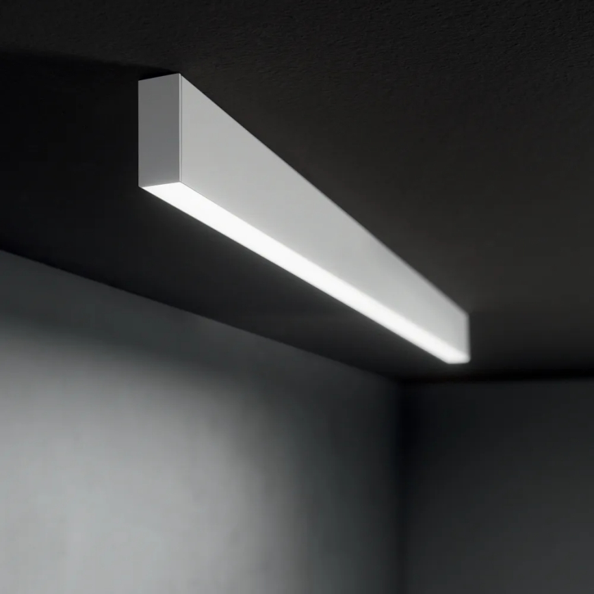 Ideal Lux - Suspension LED sur câble LINUS LED/32W/230V 3000K IRC 90 120 cm blanche