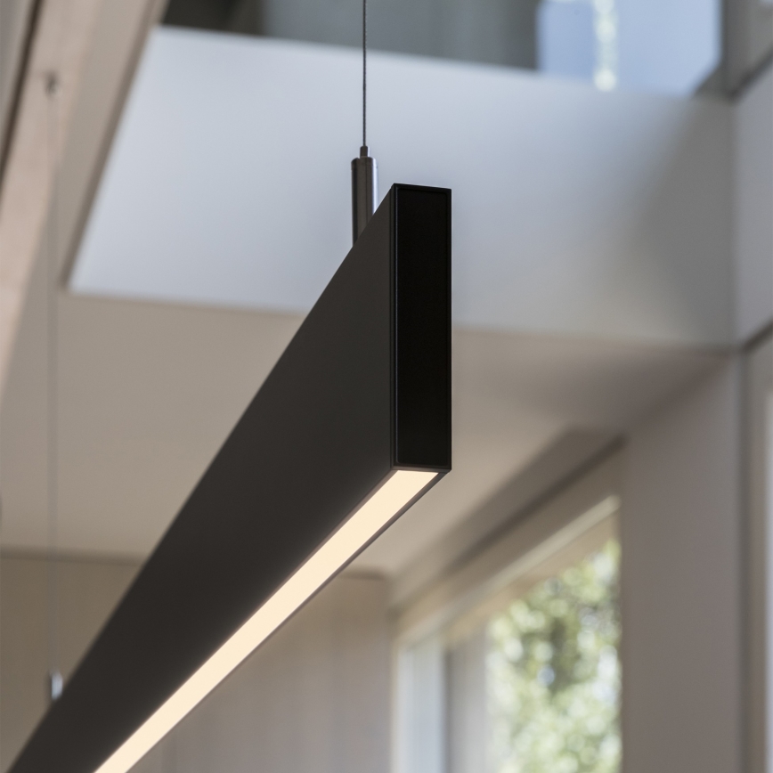 Ideal Lux - Suspension LED sur câble LINUS LED/32W/230V 4000K IRC 90 120 cm noir