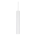 Ideal Lux - suspension LED sur câble LOOK 1xGU10/7W/230V CRI 90 Ø 6 cm blanche
