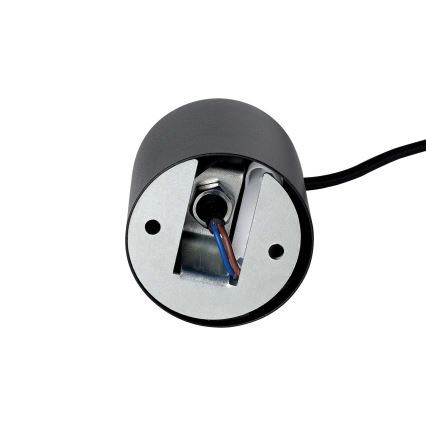 Ideal Lux - Suspension LED sur câble LOOK 1xGU10/7W/230V CRI 90 Ø 6 cm noire